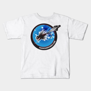 Psycho Nyph Fly Fishing Design Kids T-Shirt